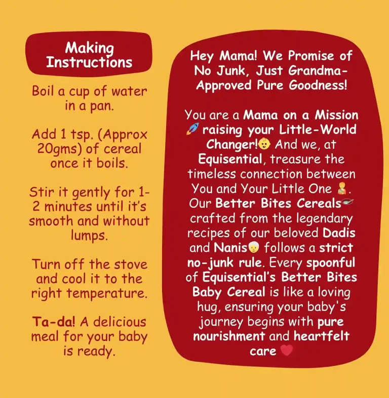 Better Bites Baby Cereal – Mango – 9 to 24 Month