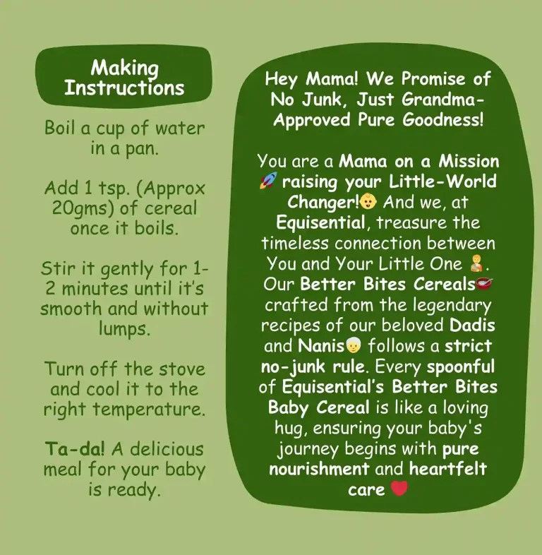 Better Bites Baby Cereal – Banana – 9 to 24 Month