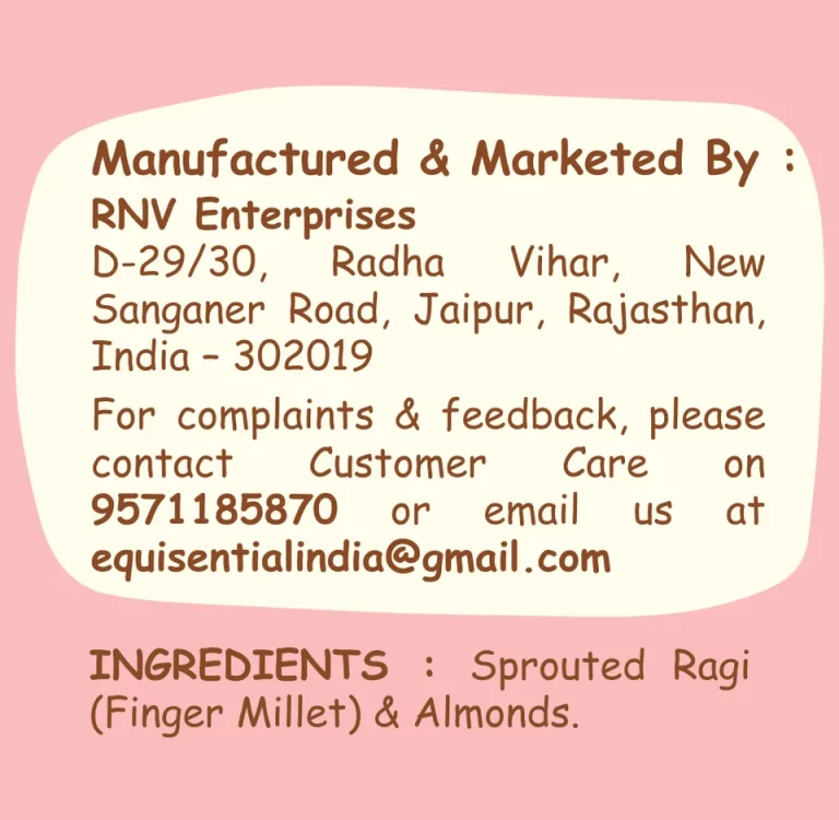 Sprouted Ragi & Almonds Baby Cereal – 6+ Month